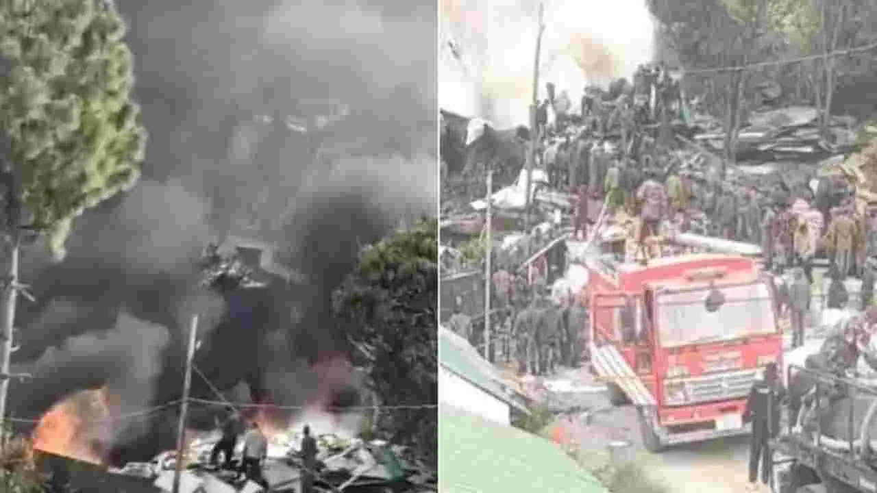 Fire in Army Camp Store: ఆర్మీ క్యాంపులో భారీ అగ్నిప్రమాదం