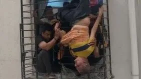 Man Falls From 10th Floor: చావును మోసం చేసిన వ్యక్తి.. 10వ అంతస్తు నుంచి కిందపడ్డా కూడా..