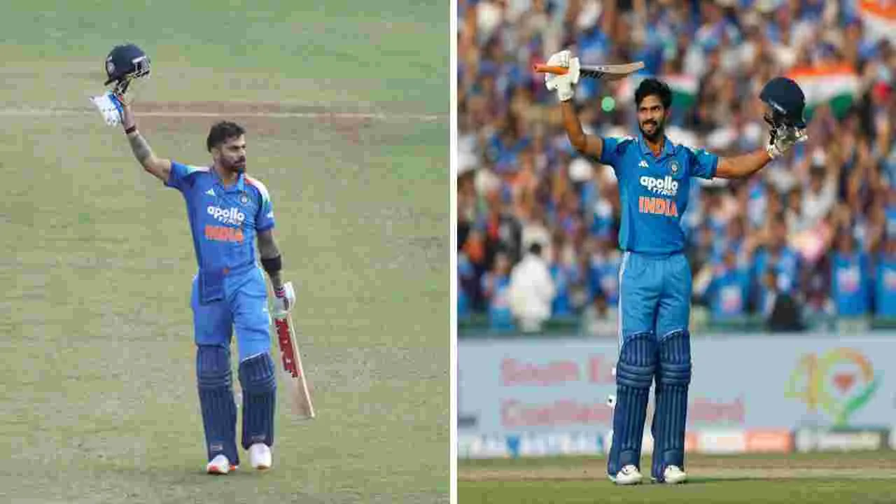 India vs South Africa 2nd ODI: గైక్వాడ్, కోహ్లీ సెంచరీలు.. దక్షిణాఫ్రికా ముందు భారీ టార్గెట్..