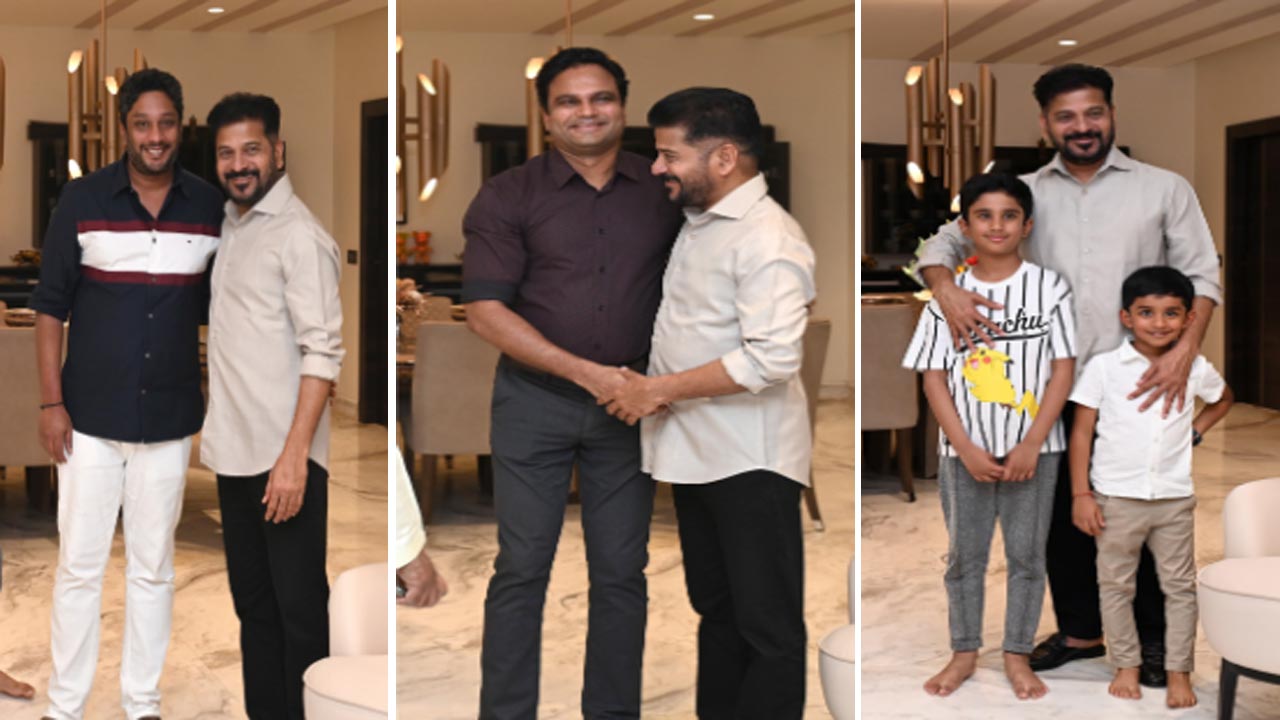 ఏబీఎన్ ఆంధ్రజ్యోతి ఎండీ వేమూరి రాధాకృష్ణను కలిసిన సీఎం రేవంత్ రెడ్డి