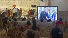 Indigo Crisis Techie Couple: ఇండిగో ఎఫెక్ట్.. ఆన్‌లైన్‌లో టెకీ దంపతుల రిసెప్షన్