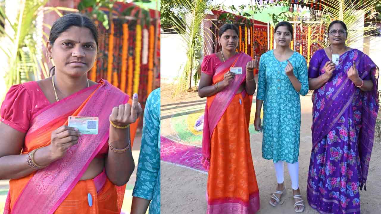 ప్రశాంతంగా ప్రారంభమైన తొలి విడత పంచాయతీ ఎన్నికల పోలింగ్