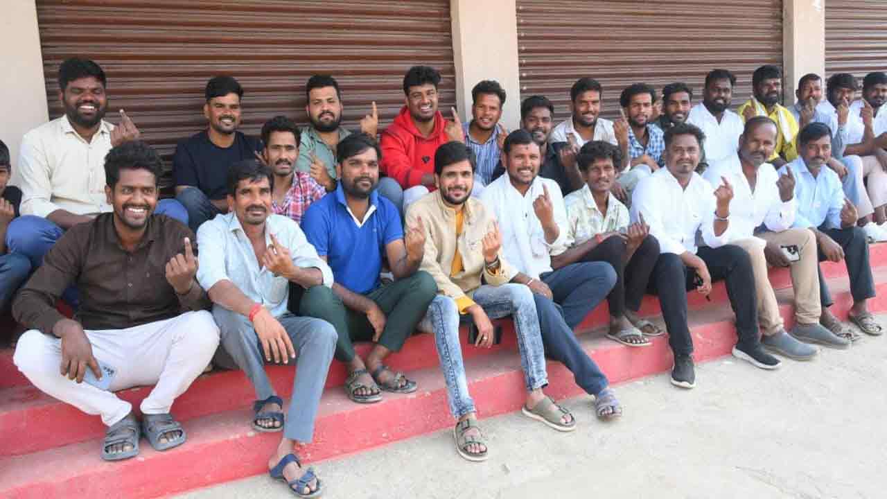తుది పోలింగ్‌కు పోటెత్తిన ఓటర్లు.. నేటితో ముగిసిన పంచాయతి ఎన్నికల ప్రక్రియ