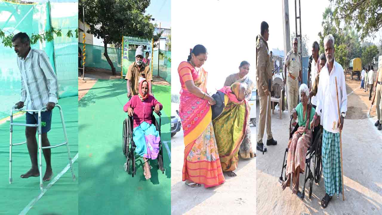 తుది పోలింగ్‌కు పోటెత్తిన ఓటర్లు.. నేటితో ముగిసిన పంచాయతి ఎన్నికల ప్రక్రియ