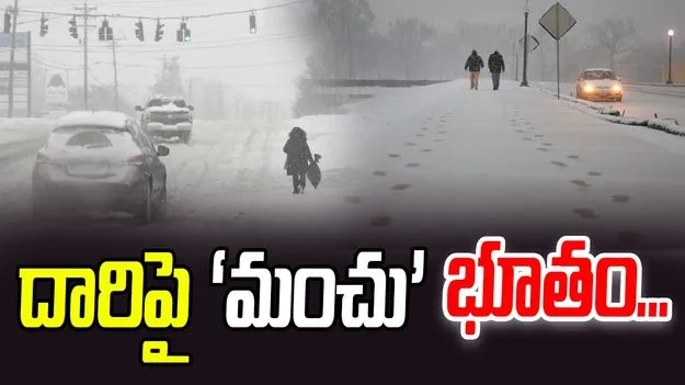 Ananthapuram News: దారిపై మంచు భూతం..