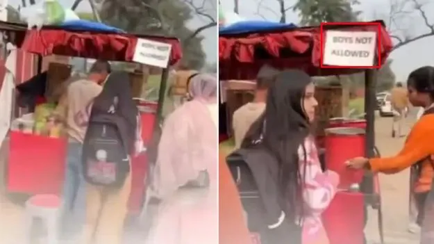 Unique golgappa rule: అబ్బాయిలు ఏం పాపం చేశారన్నా.. పానీపూరీవాలా పెట్టిన రూల్ చూడండి.. 