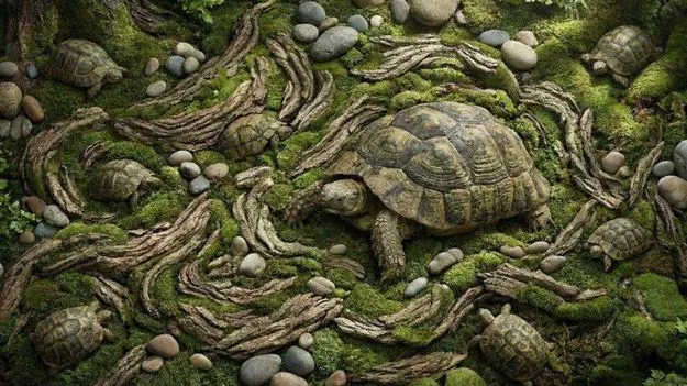 Optical Illusion Test: మీ కళ్లు పవర్‌ఫుల్ అయితే.. ఈ ఫొటోలో మొత్తం ఎన్ని తాబేళ్లున్నాయో కనిపెట్టండి..