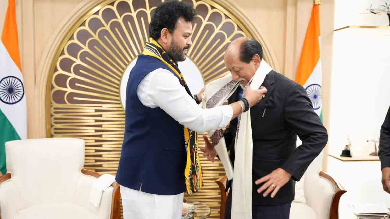 Neiphiu Rio: నాగాలాండ్ సీఎం  నేఫ్యూ రియోతో కేంద్రమంత్రి రామ్మోహన్ నాయుడు భేటీ