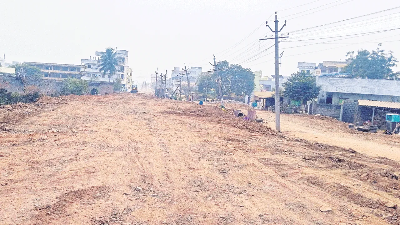 మినీబైపాస్‌ రహదారి పనులు వేగవంతం