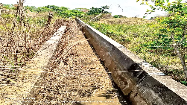   Irrigation Water   పనులు పూర్తికావు..  సాగునీరు అందదు!