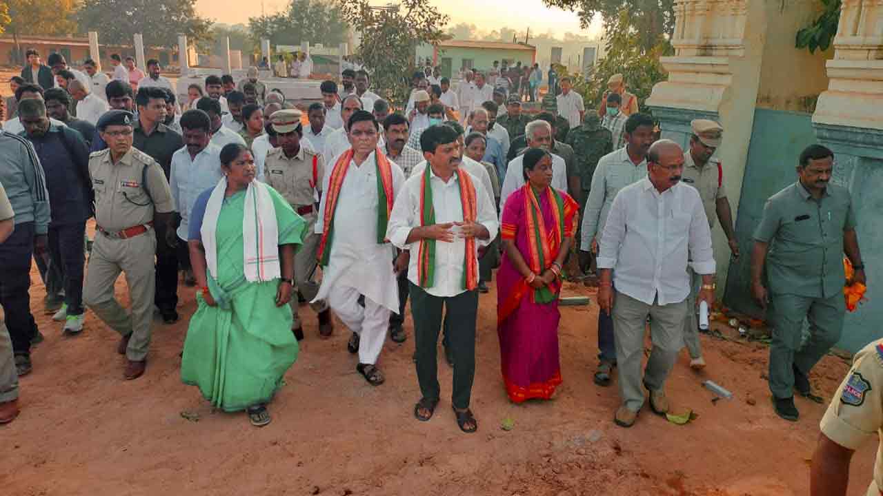 మేడారం మహా జాతర పనులు పర్యవేక్షించిన మంత్రులు..