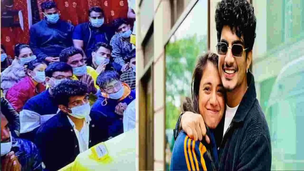 Palash Muchhal: ప్రేమానంద్ మహారాజ్ ఆశ్రమాన్ని సందర్శించిన పలాశ్ ముచ్చల్