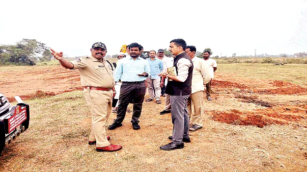 సీఎం పర్యటనకు చురుగ్గా ఏర్పాట్లు