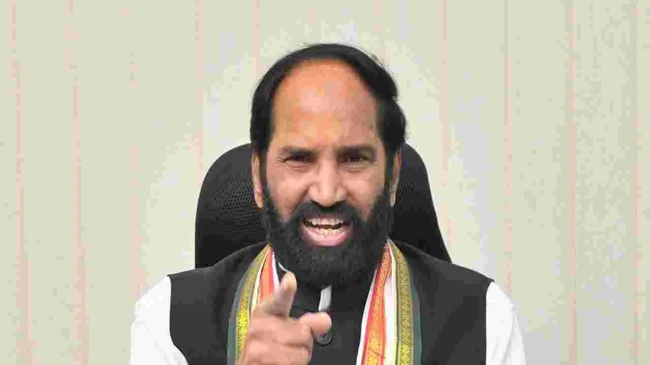 Uttam Kumar Reddy: హరీష్ రావుకు మంత్రి ఉత్తమ్ కుమార్ కౌంటర్