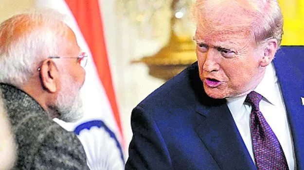 US President Donald Trump: నేను సంతోషంగా లేనని మోదీకి తెలుసు!