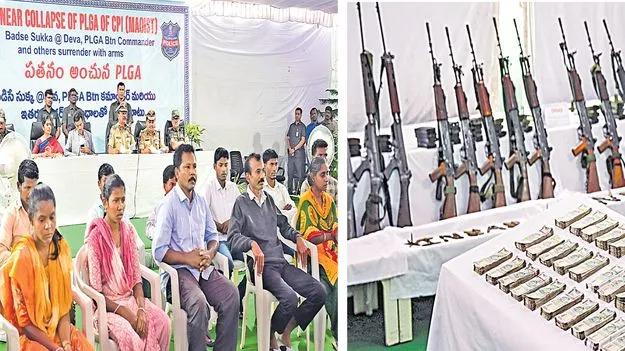 Surrender of PLGA chief Deva Sukka: బర్సే దేవా లొంగుబాటు