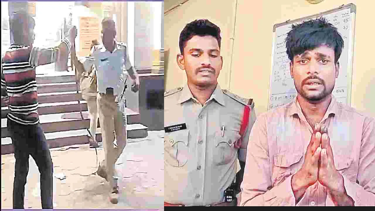 Auto Driver Threatens Traffic Police: ఆటో ఇస్తావా ? పాము వదిలెయ్యనా ?