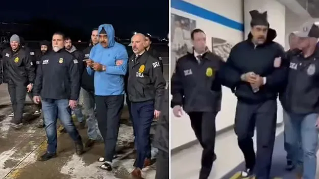 Maduro Arrested by US: చేతులకు బేడీలతో జైలుకు మదురో