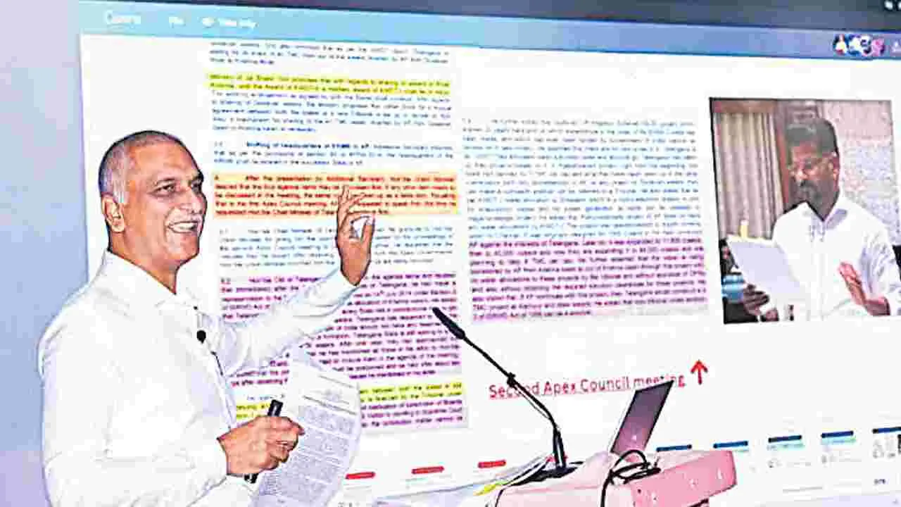 Harish Rao: అసెంబ్లీ సాక్షిగా రేవంత్‌ అబద్ధాలు