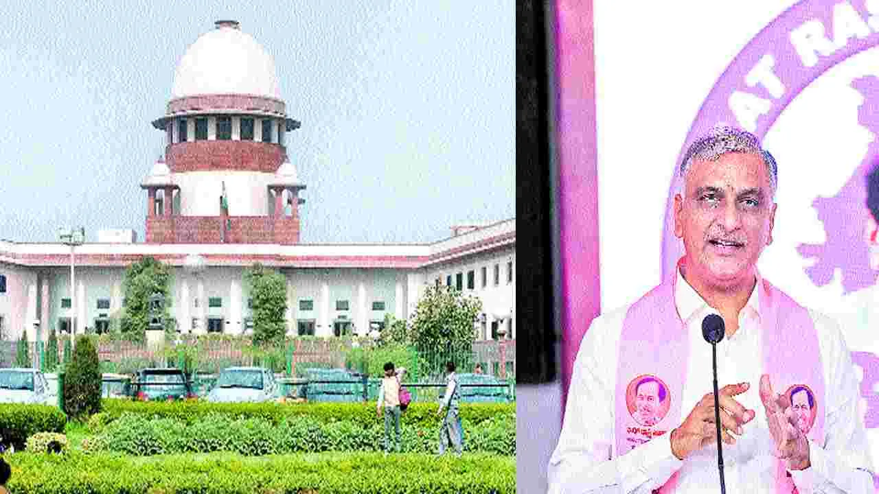 Supreme Court Denies Permission to Question Harish Rao: ఫోన్‌ట్యాపింగ్‌ కేసులో హరీశ్‌రావుకు ఊరట