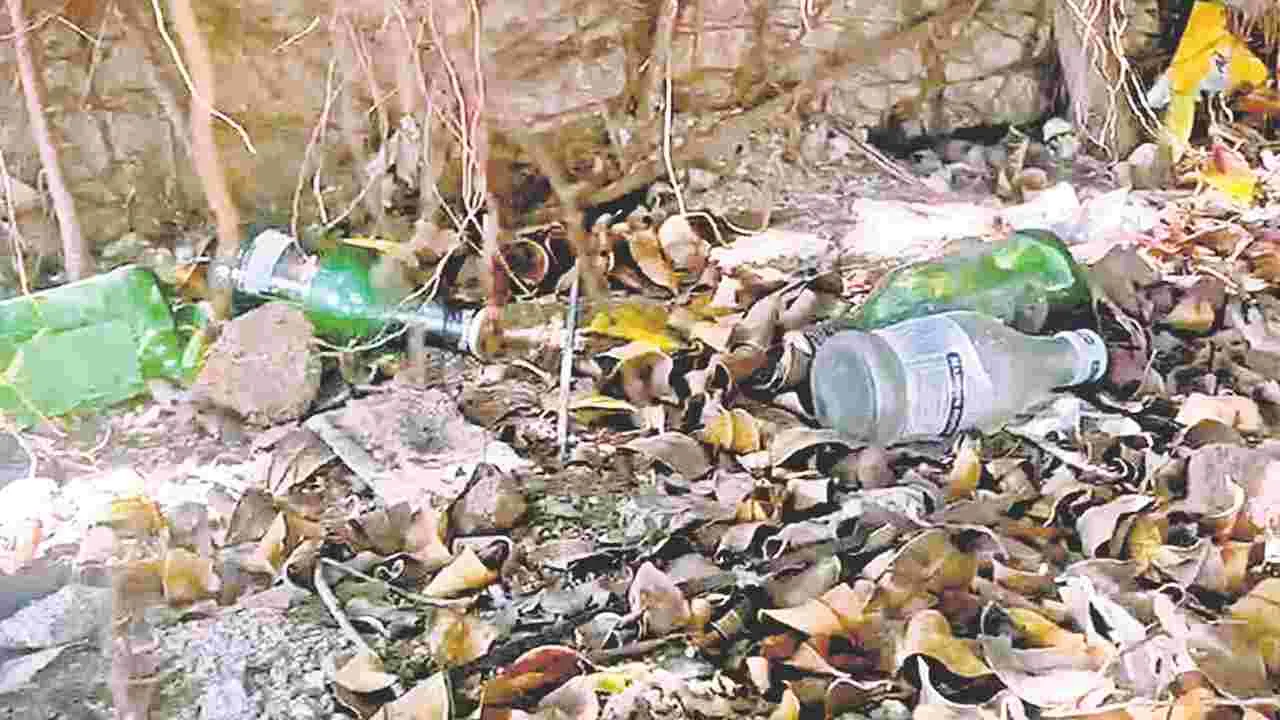 TTD Orders Probe: తిరుమలలో ఖాళీ మద్యం సీసాల కలకలం