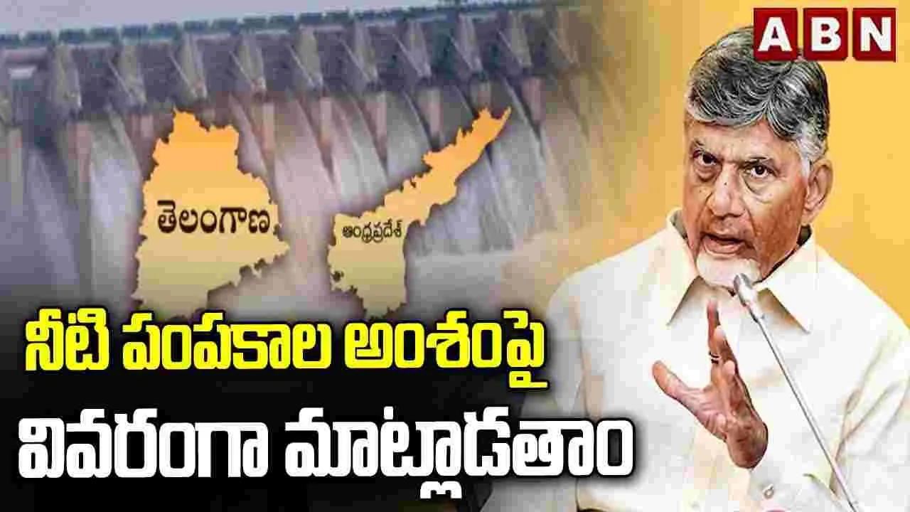 CM Chandrababu:  నీటి పంపకాలపై త్వరలో స్పష్టత: సీఎం చంద్రబాబు