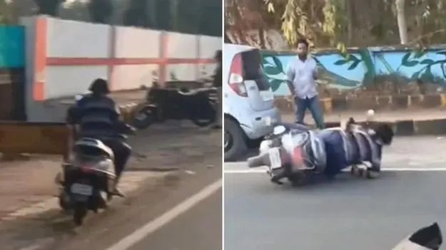 Drunk man driving video: యమధర్మరాజు లీవ్‌లో ఉన్నాడేమో.. ఈ మందు బాబు వీడియో చూడండి..