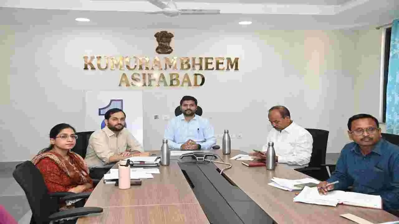 kumaram bheem asifabad- మున్సిపల్‌ ఎన్నికలకు పకడ్బందీ ఏర్పాట్లు చేయాలి