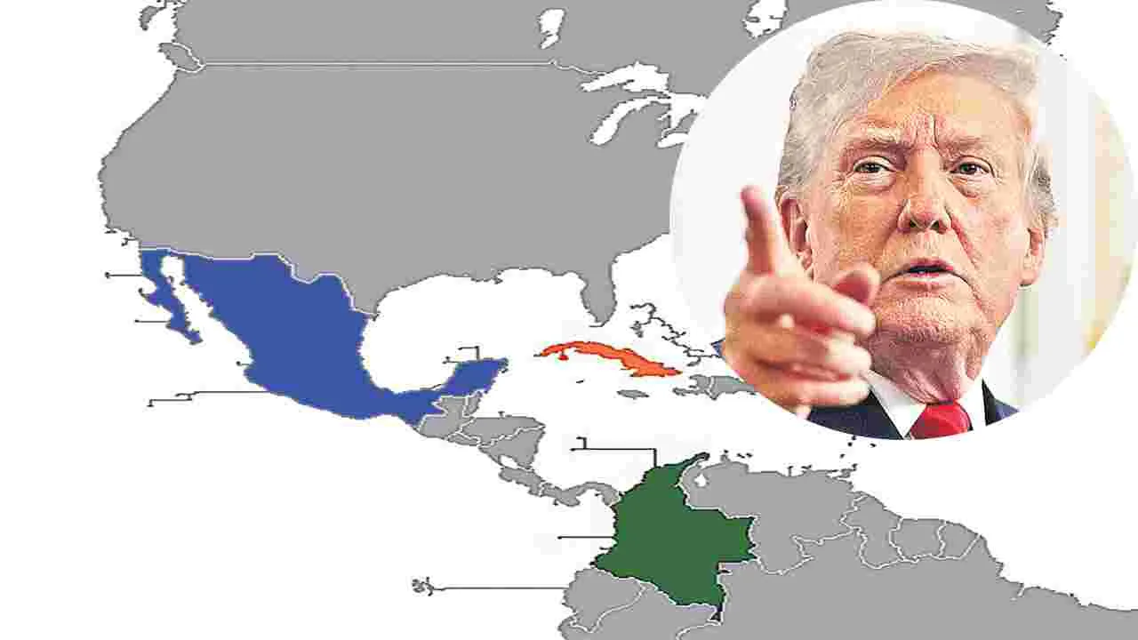 U.S. President Trump: అమెరికా.. ఆ 3 దేశాలు!