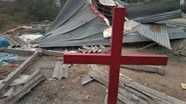 Protest Over Church Construction: హిందువుల ఇళ్ల మధ్య చర్చి నిర్మాణంపై అభ్యంతరం 