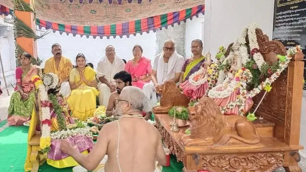 Peddapalli:  వైభవంగా గోదా రంగనాయక స్వామి కల్యాణోత్సవం