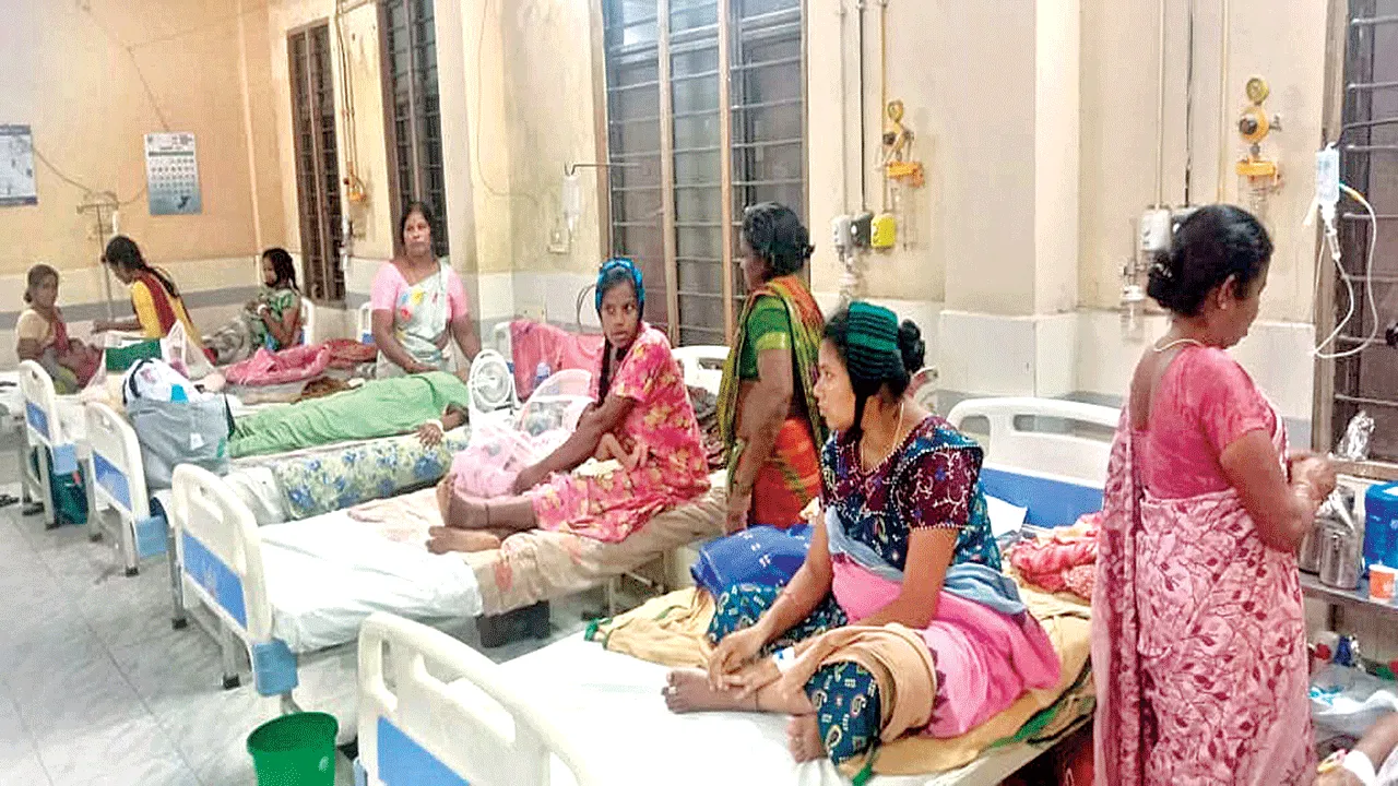 50 beds in the name... పేరుకే 50 పడకలు...