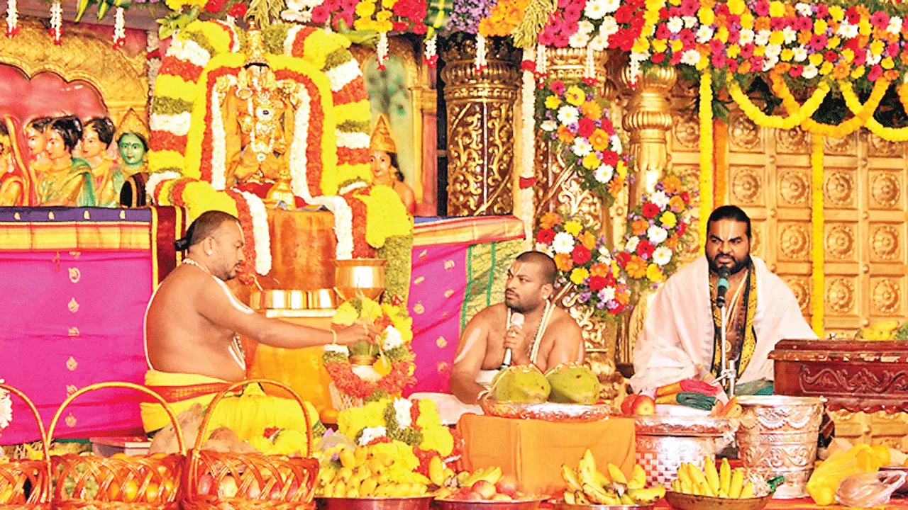 కన్నుల పండువగా శ్రీనివాస కల్యాణం