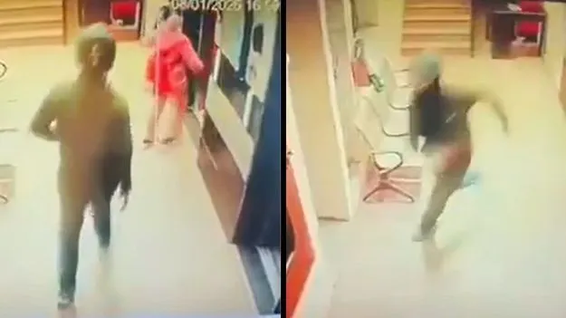 Chain Snatching Attempt: సీసీటీవీలో షాకింగ్ దృశ్యం! వృద్ధురాలు లిఫ్ట్‌లో ఉండగా..