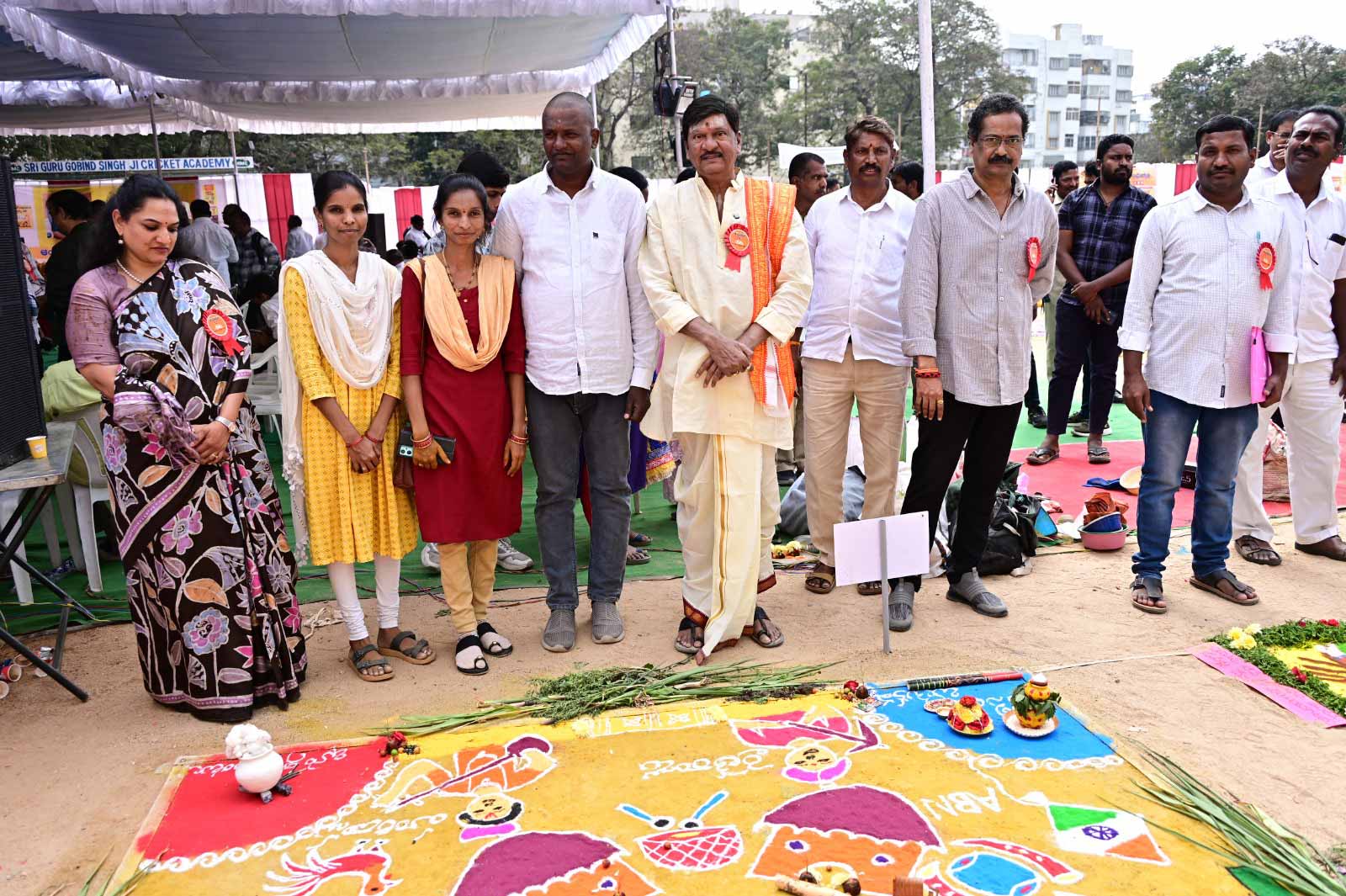 అంగరంగ వైభవంగా ఆంధ్రజ్యోతి - ఏబీఎన్  ముగ్గుల పోటీల ఫైనల్స్