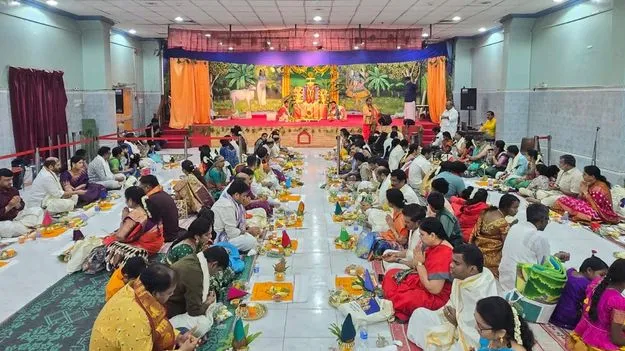 Sathyanarayana Vratham: బహ్రెయిన్‌లో వైభవంగా సత్యనారాయణ స్వామి సామూహిక వ్రతాలు