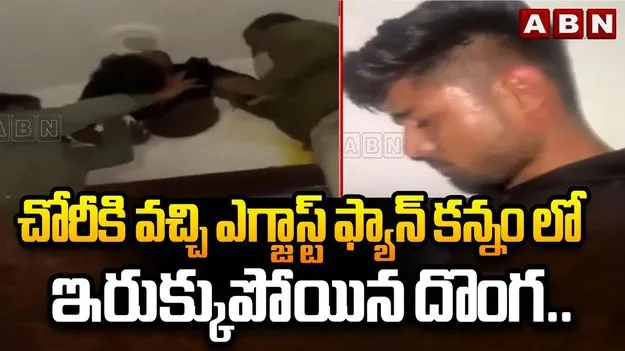 Watch Video: అరెరే.. ఈ దొంగకు పెద్ద కష్టమే వచ్చిందిగా..!