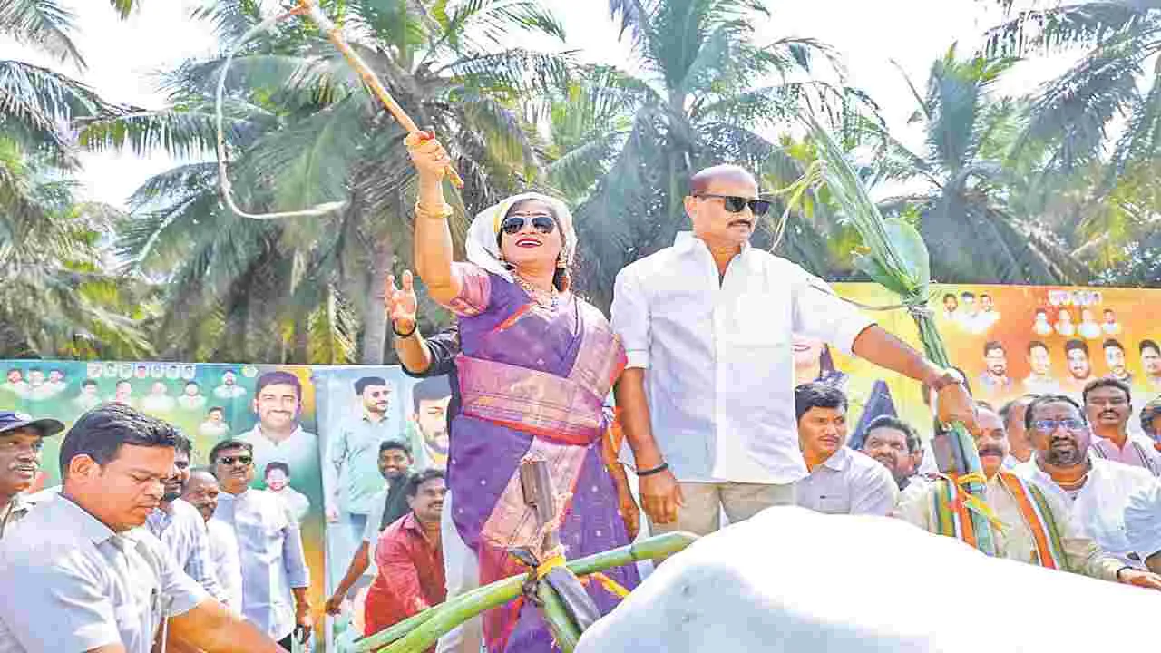 Anakapalli District: సంబరాల్లో హోం మంత్రి