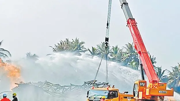 Konaseema Fire Incident: నాలుగో రోజూ ఆరని మంటలు..!