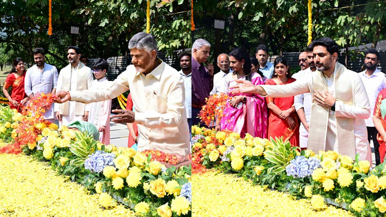 Sankranti Celebrations: సంక్రాంతి వేళ స్వగ్రామంలో సీఎం కుటుంబం సందడి