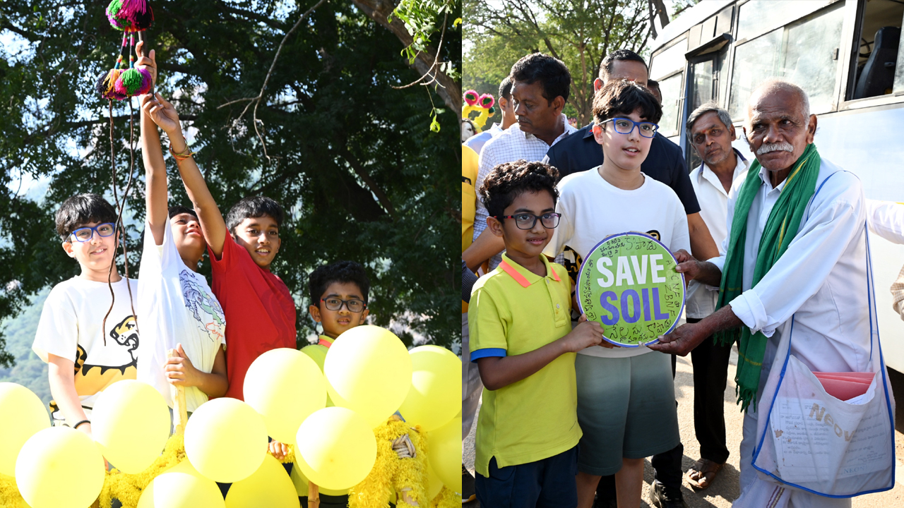 నారావారి పల్లెలో దేవాన్ష్ సందడి..