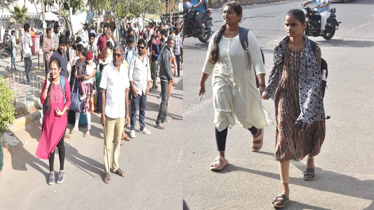 సంక్రాంతి సెలవులు... ఊర్లకు వెళుతున్న నగర వాసులు