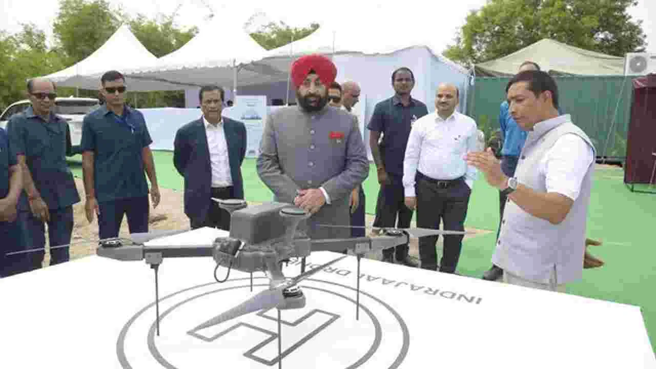 ఇంద్రజాల్‌ డ్రోన్‌తో సిగ్మా అడ్వాన్స్‌డ్‌ జట్టు