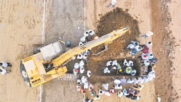 డయాఫ్రం వాల్‌ వేగంగా కట్టారు