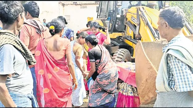 కృష్ణంపాలెం ఉద్రిక్తత