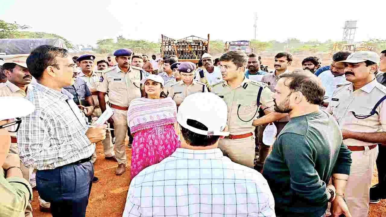 శరవేగంగా ఏర్పాట్లు 