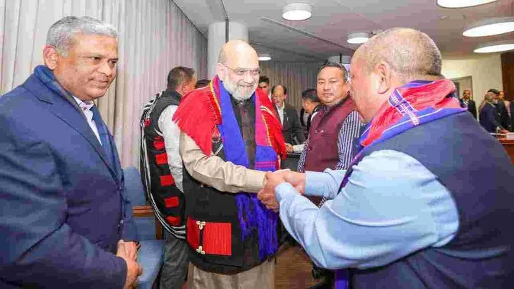 తూర్పు నాగాలాండ్‌లో అమిత్ షా పర్యటన