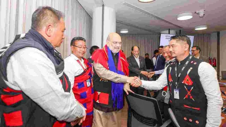 తూర్పు నాగాలాండ్‌లో అమిత్ షా పర్యటన