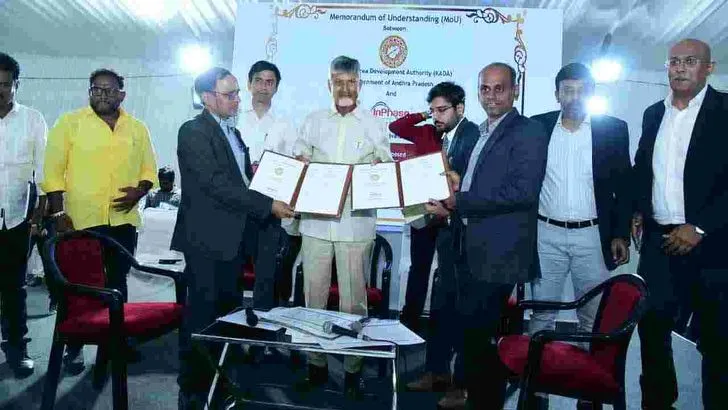 కుప్పంలో పరిశ్రమల ఏర్పాటుకు ఎంఓయూలు చేసుకున్న కంపెనీలు