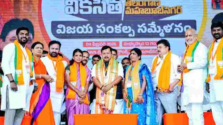 తెలంగాణలో నితిన్ నబీన్ తొలి పర్యటన